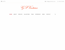 Tablet Screenshot of gp-ventures.com